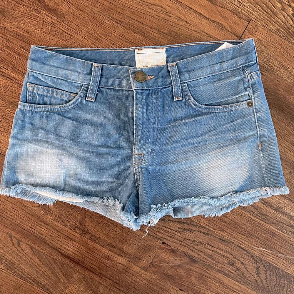 Current Elliot cut off denim shorts